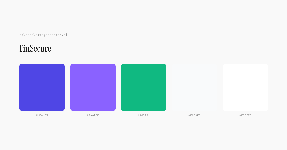 FinSecure — Color Palette | Color Palette Generator | Color Palette ...