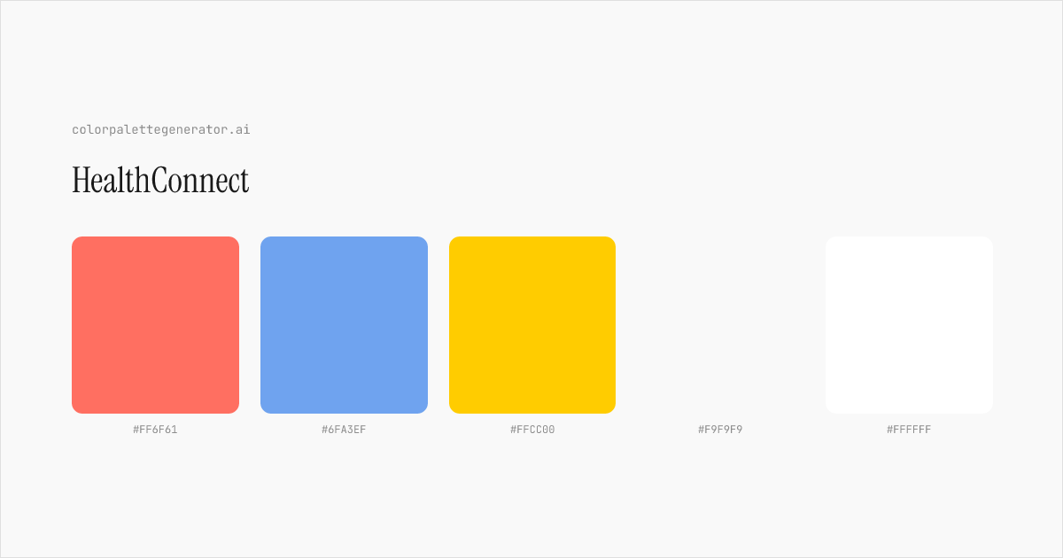 HealthConnect — Color Palette | Color Palette Generator | Color Palette ...